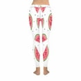 thumbnail image 4 of SUNENAT Fashion Funny Fruit Watermelon Slices Stretchy Capri Leggings Skinny Yoga Pants XL, 4 of 4