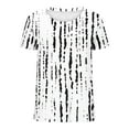 thumbnail image 7 of Ailaofu Womens Summer Tops Short Sleeve Basic Casual T Shirts Trendy Fashion Flowy Scoop Neck Summer Outfits, 7 of 7
