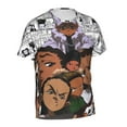 thumbnail image 3 of The Boondocks Men's Short-Sleeve T-Shirt Summer Casual Tee Top Breathable Crewneck T-Shirt Small, 3 of 7