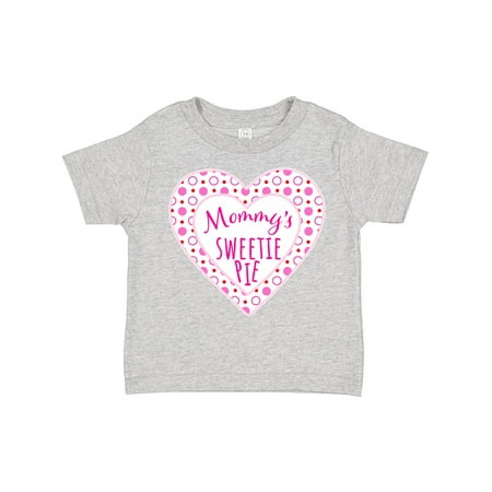 

Inktastic Mommy s Sweetie Pie with Pink Hearts Gift Toddler Boy or Toddler Girl T-Shirt