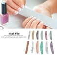 thumbnail image 3 of Lima de cuidado de manicura ANGGREK 12 piezas pulido lavable DIY de media luna, 3 of 8