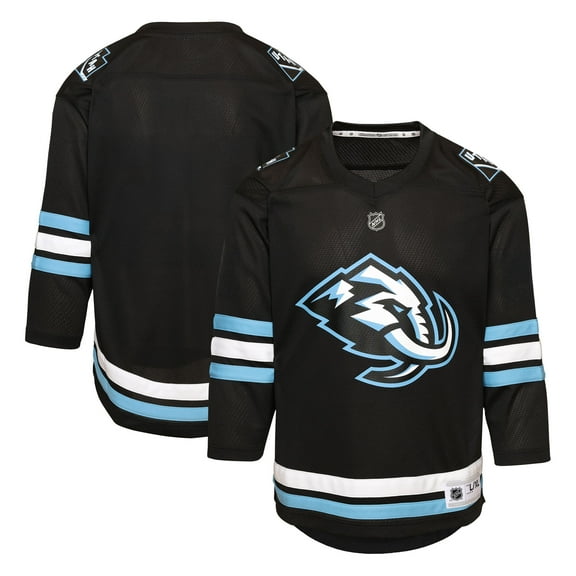 Youth Black Utah Mammoth Home Replica Jersey