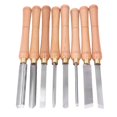 thumbnail image 4 of Turning Tool, Multifunctional Wear Resistant High Speed Steel Chisel With Beech Handle For Woodworking Carving, 4 of 8