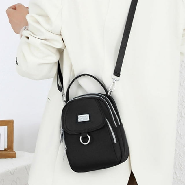Crossbody Bag Fashion Mobile Phone Bag Simple Portable Adjustable Strap for Work