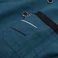 thumbnail image 4 of Chaqueta de chef para hombres Zulema 2 piezas Uniforme negro, 4 of 8