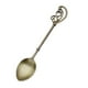 thumbnail image 2 of Cuchara de café Homeer, cuchara para revolver, cuchara de postre, cuchara de café de mango largo, talla retro, vajilla de aleación de zinc de grado alimenticio para mezclar postres, 2 of 8