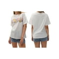 thumbnail image 2 of Rdhnmea Women T-shirt, Short Sleeve Flower Print Loose Summer Casual Tops, 2 of 7