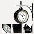 thumbnail image 4 of Reloj de pared Reloj de jardín de hierro forjado Reloj de estación de 2 lados Hecho a mano Grand Central Terminal New Yo Hy, 4 of 4