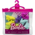 thumbnail image 2 of Barbie Shoe Pack, Resealable Package, 5 Pairs of Shoes In Different Colors & Styles: Heels, Boots, Sneakers, Fits Most Body Types, 3 & Up, 2 of 2