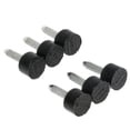 thumbnail image 1 of Paquete de 6 Puntas de para Mujer Tapones para Zapatos Tacos Protectores Tacos de Goma para Tacones Negro Macarena  Reemplazo de grifos de tacón alto, 1 of 8
