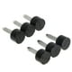 thumbnail image 1 of Puntas de goma para tacones altos (paquete de 6) Negro, 1 of 9