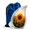 #2 Sunflower, variant on Night Wolf Urns for Human Ashes Adult Man, Drop Urn for Ashes Adult Male, Colorful Flower Urns for Human Ash, Tribute Urn for Adults, (10 Inch Large, Upto 180 Cubic Inches)