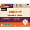 Dunkin Signature Series Select Bold Dark Roast Coffee, 10 Keurig K-Cup Pods