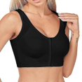 thumbnail image 2 of Posture Bra Front Closure Tops Women Underwear Push Up Sports Bras Full Coverage Back Support Brassiere Wireless Female Lingerie Big Size 5XL, 2 of 4