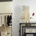 thumbnail image 2 of FASÄDE Easy Installation Audrey Gloss White Wall Panel (4' x 8' Panel), 2 of 2