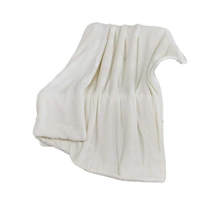 Mantas Cálidas para el Invierno, Manta de Lana Suave de Doble Capa de 100x150cm, Acogedor Peluche Infantil, Mantas Gruesas para el Invierno