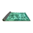 thumbnail image 2 of Ahgly Company Indoor Rectangle Abstract Turquoise Blue Modern Area Rugs, 5' x 8', 2 of 4
