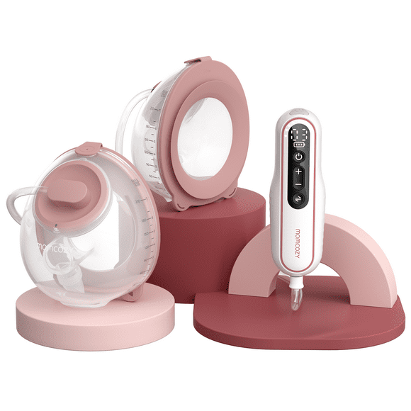 Momcozy Extractor de Leche Eléctrico Portátil V2 Pro, Ultraligero, Manos Libres, con Brida de 17/19/21/24 mm