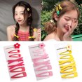 thumbnail image 2 of IKemiter 7 Pcs/ensemble Épingles à Cheveux Colorées Pinces à Cheveux Croisées Accessoires pour Femmes Filles Épingles à Cheveux Colorées à Pression, 2 of 6