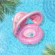 thumbnail image 4 of Tubo Natación Soplado Anillo para Bebés Sirena Con Asas Y Carrozas Piscina Asiento () Rosa, 4 of 9