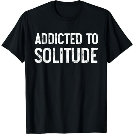 

AAXMKRS Addicted to Solitude Sweet Solitude Embracing Solitude tees Trendy Graphic women s t shirts-2XL