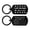 I Love You More, variant on Double-Sided I Love You More The End I Win Love More Carabiner Keychain, Keychain, Black Pouch, Black, 1