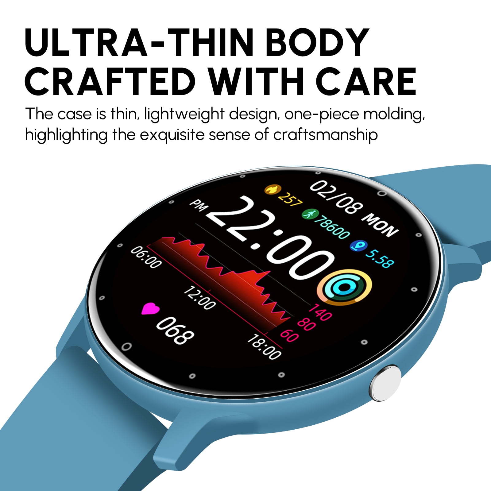 Kungix smart shop watch ip67