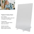 thumbnail image 3 of Peg Board Stand, Sturdy Construction Peg Display Stand Transparent  for Shop for Necklaces, 3 of 7