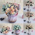thumbnail image 1 of Gwong Decoración hogareña 1 Ramo Artificial Coreopsis Plastic Flowing Flower Home Shop Decoration Gwong 98057, 1 of 6