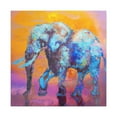 thumbnail image 4 of "Elephant in Ebony Bloom" - Canvas, 4 of 25