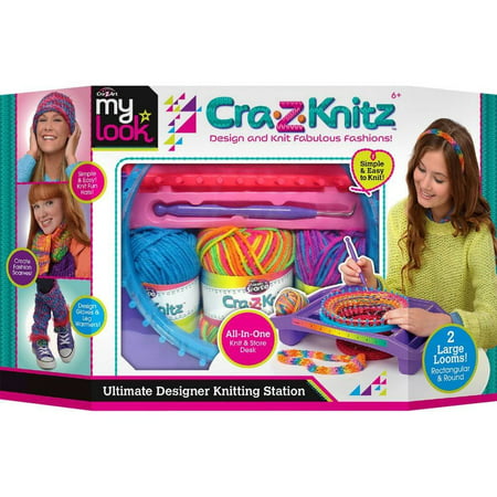 My Look Cra-Z-Knitz Ultimate Design Station by Cra-Z-Art Kids Knitting (Best Knitting Machine Reviews)
