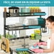 thumbnail image 2 of Escurridor de Trastes de 2 Niveles, Acero Inoxidable sobre Fregadero, Rejilla de Secado para Escurridor de Platos Grande, Organizadores de Cocina Multifuncionales y Estante de Almacenamiento, 2 of 9