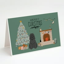 Bouvier des Flandres Christmas Everyone Greeting Cards and Envelopes Pack of 8