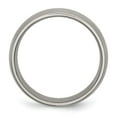 thumbnail image 2 of Chisel Titanium Brushed 7mm Half Round Band, 2 of 7