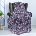 thumbnail image 4 of Flower Soft Flannel Fleece Blanket, Blossoming Flower Composition with Butterflies Summer Season Daisy Pattern Abstract, Cozy Plush for Indoor and Outdoor Use, 70" x 90", Multicolor, by Ambesonne, 4 of 5