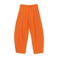 thumbnail image 6 of GILIGEGE Women's Barrel Leg Sweatpant Drawstring Elastic Waisted Wide Leg Pants Casual Cotton Palazzo Baggy Gym Trousers Drawstring Sweat Pants with Pockets Casual Loose Sweat Pants Lounge Pant, 6 of 8