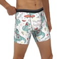 thumbnail image 5 of Sigee Music Lover Dinosaur for Men's Boxer Briefs,Moisture Wicking and Breathable X-Large, 5 of 9