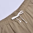 thumbnail image 3 of Gubotare Plus Size Bermuda Shorts for Women Trendy Summer 2024 Beach Drawstring Knee Length Shorts Loose Fit Resort Wear Fashion Clothes,Army Green L, 3 of 3