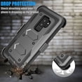 thumbnail image 2 of Njjex Case Samsung Galaxy S9 Plus / S9 / S9+, Galaxy S9 Plus Case Holster Belt Clip, Full-body Rugged Holster Belt Clip Case Cover & Heavy Duty Protection Kickstand, 2 of 6