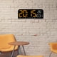 thumbnail image 5 of Reloj despertador digital Macarena ajuste de brillo 4 niveles Temperatura Fecha Semana naranja, 5 of 8