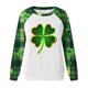 thumbnail image 5 of TaTaai Ladies Long Sleeve Raglan Sweatshirt Crewneck St Patricks Day Print Casual Pullover Loose Fit Holiday Graphic Top Gift, 5 of 5