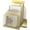 Gold, variant on Inclined Desk File Organizer,Vertical File Folder Holder Stand Metal Rack File Sorter for Office Classroom Desktop Organization Silver,1Pack