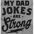 thumbnail image 2 of My Dad Jokes Are Strong Funny Fathers Hoodie Hooded Sweatshirt Men Brisco Brands S, 2 of 5