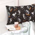 thumbnail image 4 of Fotbe Jumping Skull Funda de Almohada Decorativa Estilo Occidental, Lujo en Algodón, Fundas para Almohadas King, Cojín Estampado para Decoración del Hogar-14"x20", 4 of 6