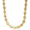 thumbnail image 3 of 7/9/11mm Fashion Women Mens Chain 316L Stainless Steel Coffee Bead Link Necklace, 3 of 5