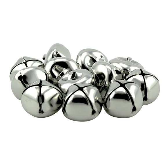 DESIGNICE Small Bell Metal Bell Pet Arts and Crafts Diy Ornaments Jewelry Silver