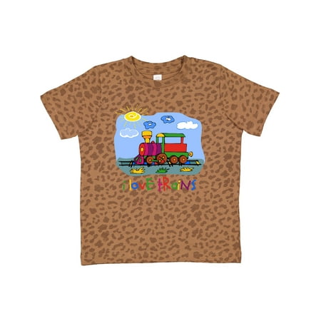 

Inktastic I Love Trains Gift Toddler Boy or Toddler Girl T-Shirt