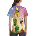 thumbnail image 4 of Kids 3D Graphic Tinker Bell T-Shirts, Novelty Shirts Crewneck Short Sleeve Tees for Youth Boys Girls, 4 of 8