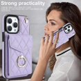 thumbnail image 4 of Crossbody Wallet Case for iPhone 15 Pro Max/ 15 Ultra, PU Leather Handbag Purse Cover with Card Slots Holder Wrist Strap Lanyard, 4 of 5