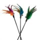 thumbnail image 3 of 6 uds. De juguetes para gatos con plumas y varita para gatos, juguete para gatos con forma de pluma, 3 of 5